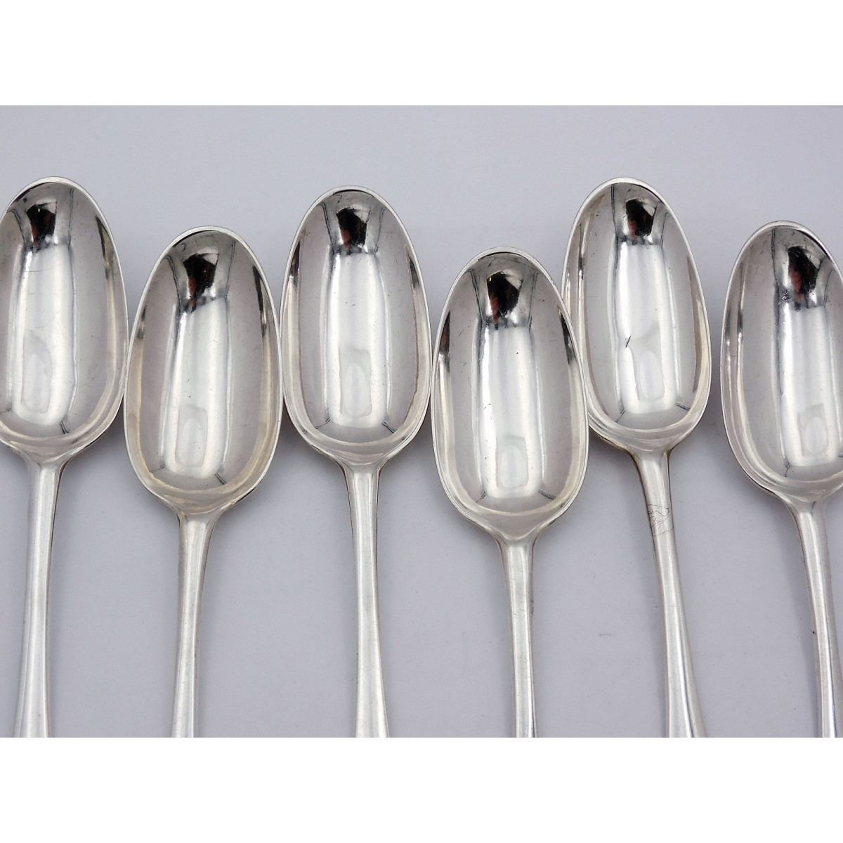 6 Silver Table Spoons, 1732 by Joseph Smith » Antique Silver Spoons