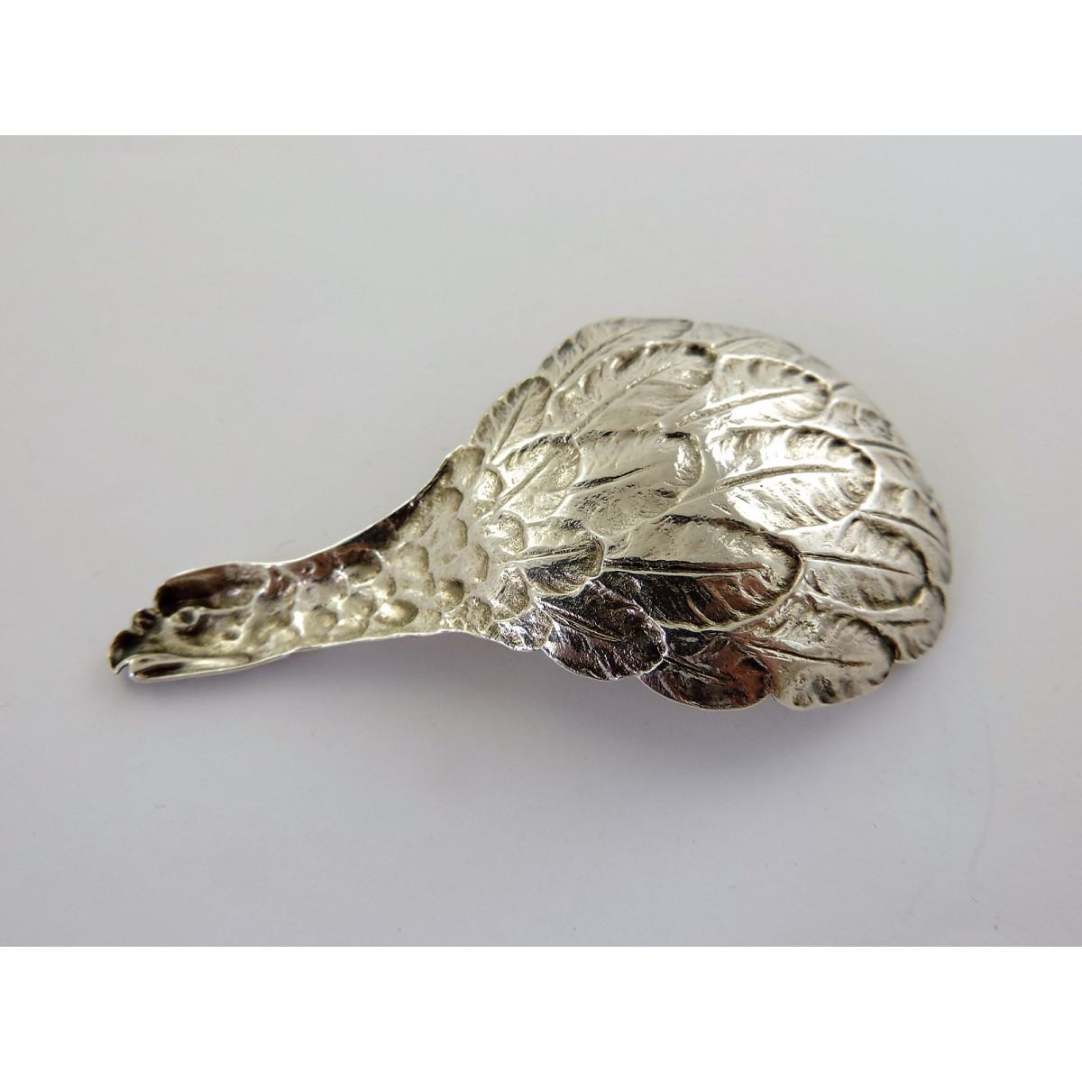 Eagle's Wing Caddy Spoon, 1832 » Antique Silver Spoons