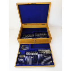 Dog Nose Silver Canteen of Cutlery Londonb 1901 Francis Higgins