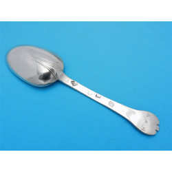 Dorothy Grant Silver trefid spoon London 1691