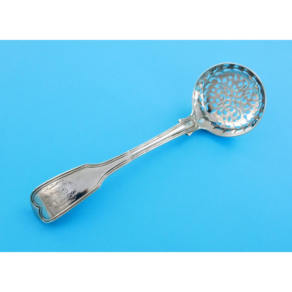 Duke of Sutherland silver sugar sifter spoon London 1833 Chawner