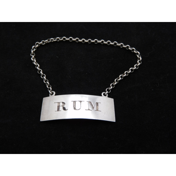 Dundee Silver rum label bottle ticket Cameron