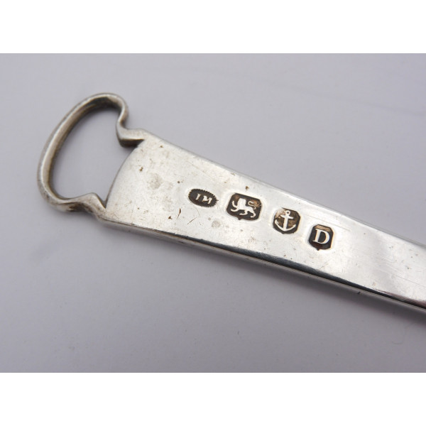 Early Birmingham silver skewer John Moore 1776