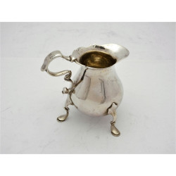 Early George II silver tripod cream jug london 1738