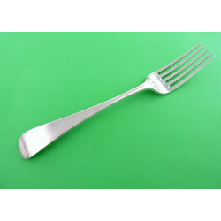 Early Georgian Chester silver table fork with 5 prongs Geoge Lowe