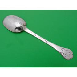 Edinbugh silver trefid spoon James Penman 1702