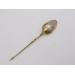 Elizabeth Oldfield silver gilt mote spoon picture back