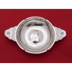 English silver quaich by RE Stone