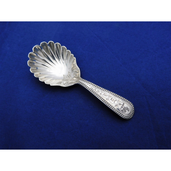 Exeter silver caddy spoon by Josiah Williams