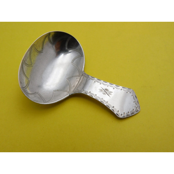 Exeter silver caddy spoon by Richard Jenkins