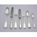 Fiddle pattern silver canteen of cutlery by George Adams