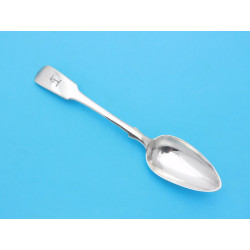 Forres silver dessert spoon by James Pat Riach