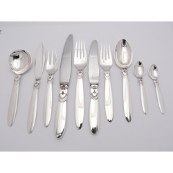 Georg Jensen Cactus canteen silver cutlery