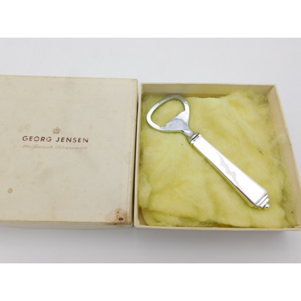 Georg Jensen Pyramid silver bottle opener