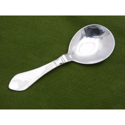 Georg Jensen silver Continental caddy spoon