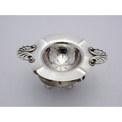 Georg Jensen silver tea strainer cup