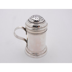 George I Greenhill Jones silver caster kitchen dredger 1719