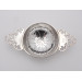 George I silver lemon orange strainer 1716 Thomas Kedden