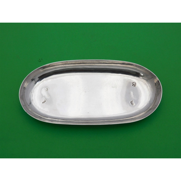 George I silver spoon tray london 1716 Thomas Parr