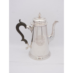 George II Silver coffee pot london 1737 John Fawdrey