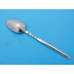 George II silver marrow spoon by Samuel Roby 1744