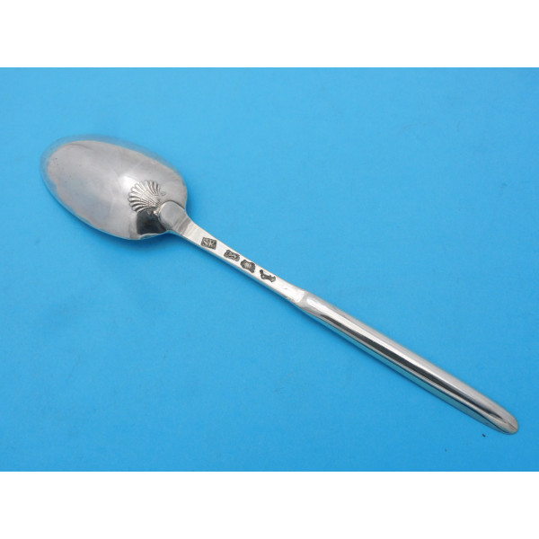 George II silver marrow spoon by Samuel Roby 1744