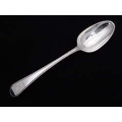 George III Bright cut silver table spoon London 1778 by Sumner Crossley