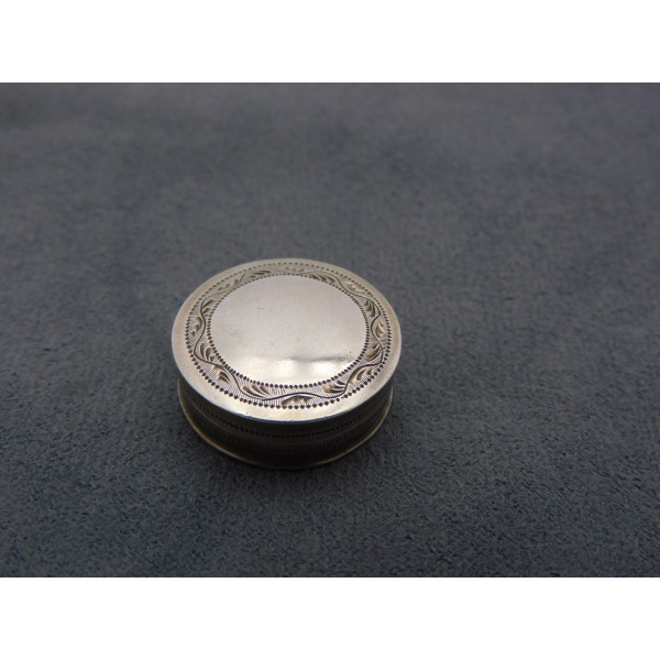George III silver counter box pearl 1799 Joseph Taylor