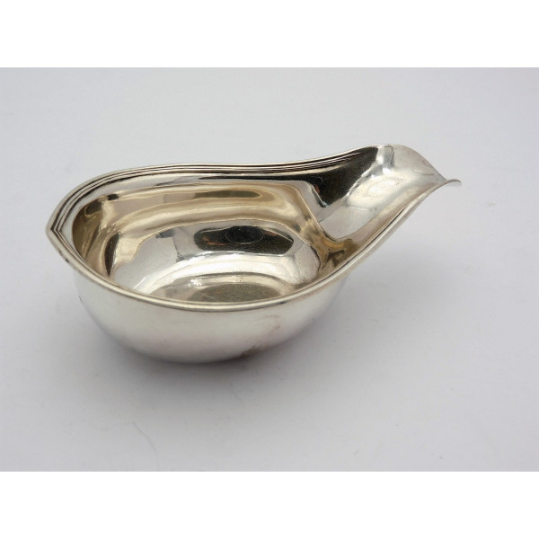 George III silver pap boat London 1794