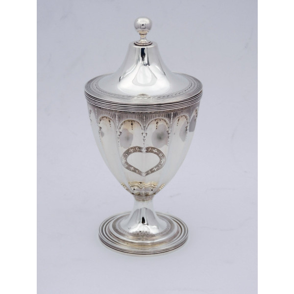 George III silver sugar vase London 1798 by Peter Ann Bateman