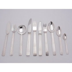 George Jensen Bernadotte pattern sterling silver Cutlery Flatware Canteen