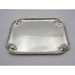 George Jensen silver tray Blossom