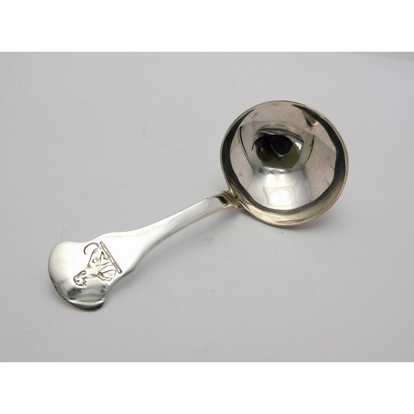 George Sangster Aberdeen silver caddy spoon
