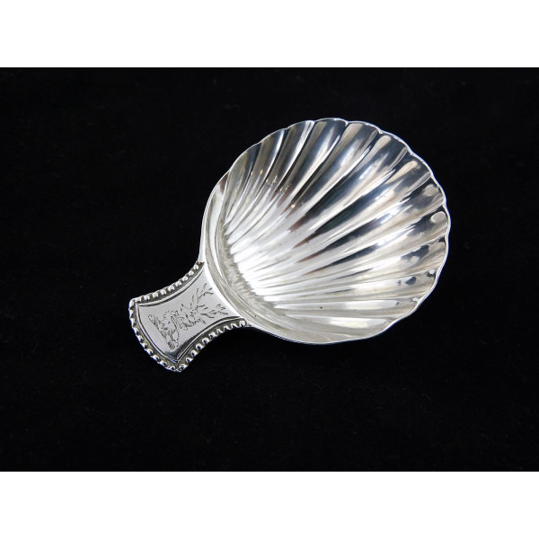 George Smith silver caddy spoon London 1781