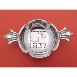 George VI 1937 silver bowl RE Stone