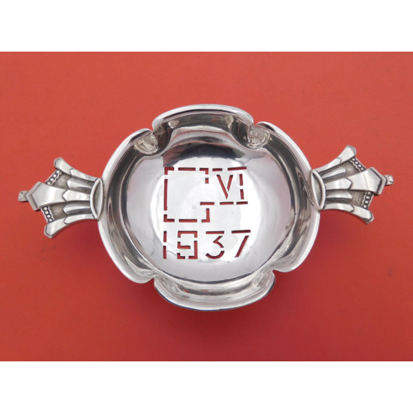 George VI 1937 silver bowl RE Stone