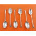 Georgian Onslow Pattern silver teaspoons by Chawner 1765