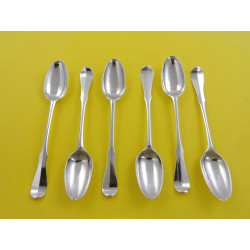 Georgian Scottish silver teaspoons Edinburgh