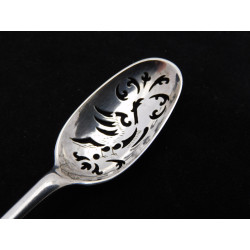 Georgian Silver mote spoon with phoenix