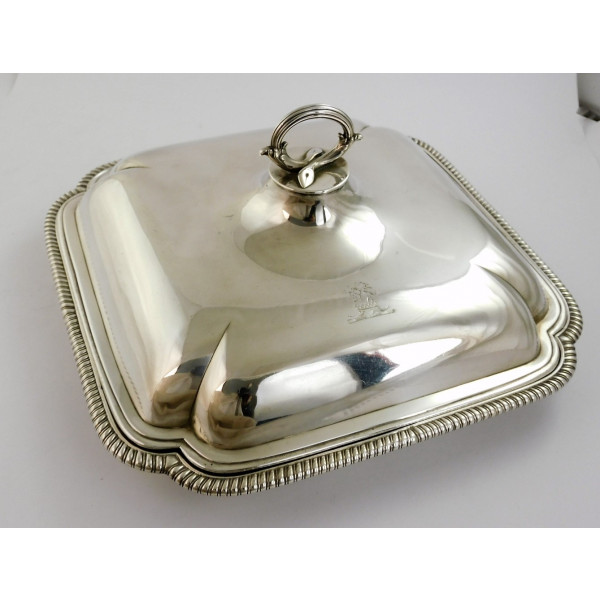 Georgian antique silver entree dish London 1788 by Robert Sharp