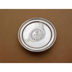 Georgian silver IHS paten London 1827 by Mary Reily Charles Reily