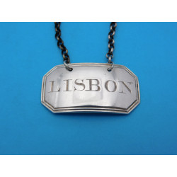 Georgian silver Lisbon wine label London 1806 Phipps Robinson