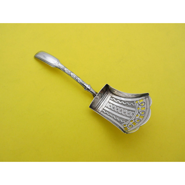 Georgian silver caddy shovel Birmingham 1816 Joseph Taylor