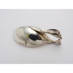 Georgian silver caddy spoon 1815 by James Wintle v2