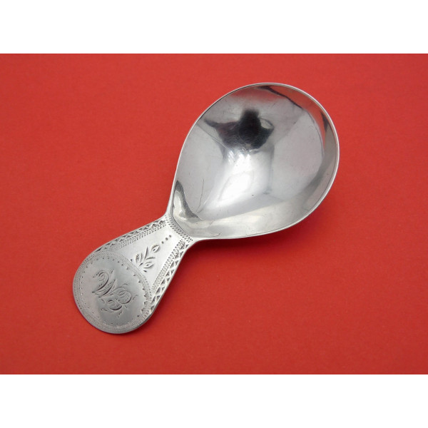 Georgian silver caddy spoon London 1803 Thomas dicks