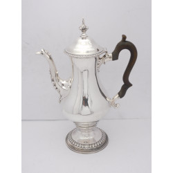 Georgian silver coffee pot by Francis Butty and Nicholas Dumdee London 1767