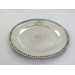 Georgian silver dinner plate London 1757 by Daniel Piers