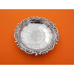 Georgian silver dish London 1855 William Cripps