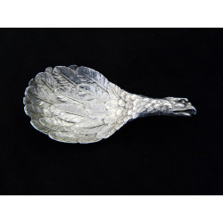 Georgian silver eagles wing caddy spoon Birmingham 1814 by Joseph Willmore