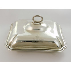 Georgian silver entree dish London 1795 Robert Sharp